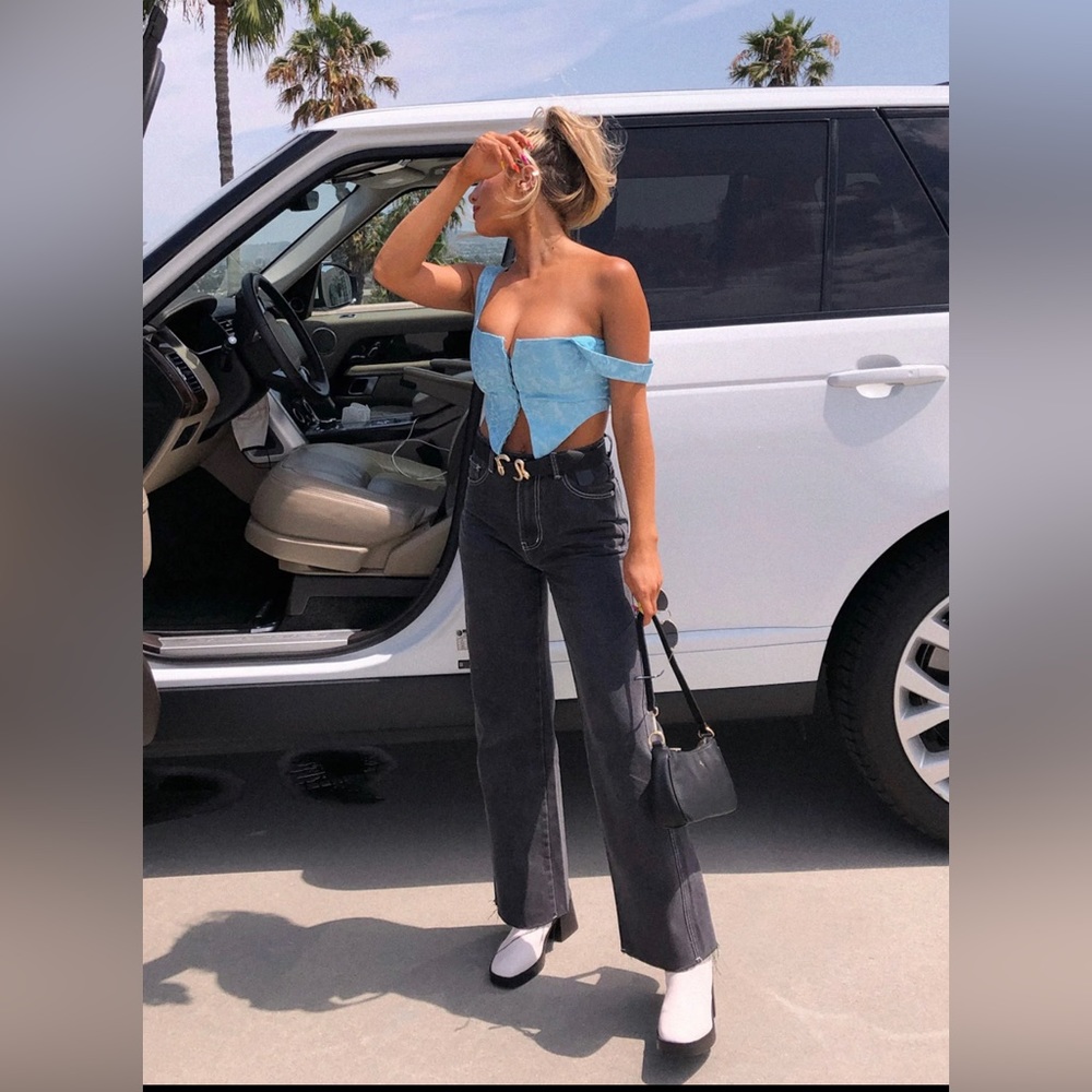 BOUNDLESS DENIM JEANS BLACK princess Polly